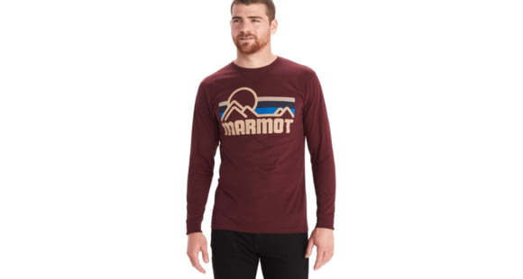 Marmot Coastal Tee Long Sleeve - Men's, Port Royal, Extra Large, M13262-6257-XL