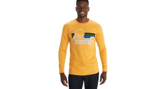 Marmot Coastal Tee Long Sleeve - Men's, Yellow Gold, 2XL, M13262-9472-XXL