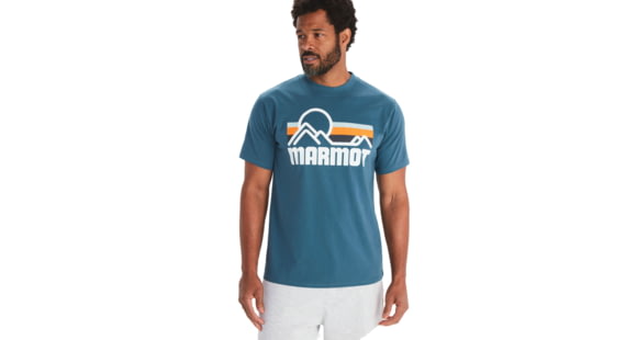 Marmot Coastal Tee Short Sleeve - Mens, Dusty Teal, Medium, M14253-21541-M