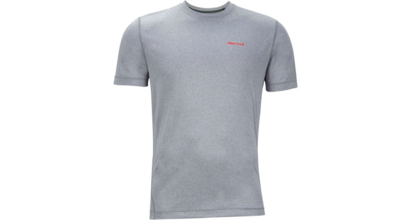 Marmot Conveyor Short Sleeve Tee - Men's, Grey Storm Heather, Large