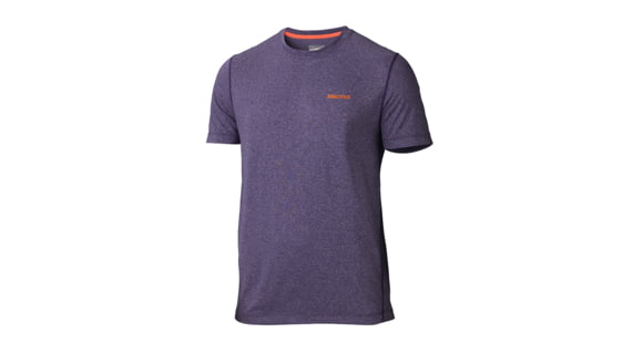 Marmot Conveyor Short Sleeve Tee - Men's, Royal Grape Heather, Extra Large, 51820-ROYAL GRAPE Heather, XL