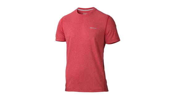 Marmot Conveyor Short Sleeve Tee - Men's, Team Red Heather, 2XL