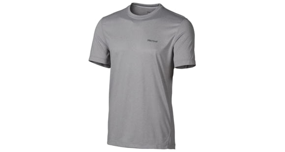 Marmot Conveyor Short Sleeve Tee - Men's, Steel Heather, Small, 785562581081