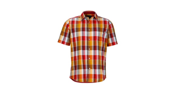 Marmot Cordero Short Sleeve Shirt - Men's-Red Spice-XX-Large