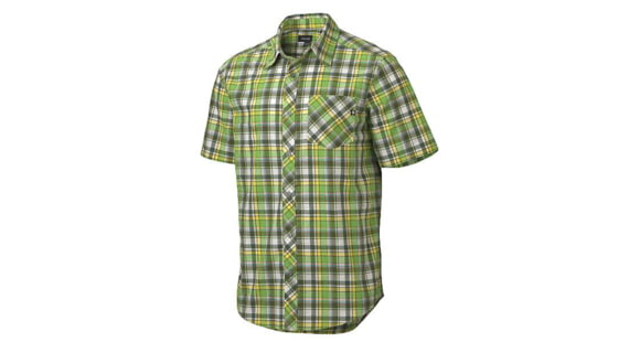 Marmot Cottonwood Short Sleeve - Men's-Green Lichen-Medium, 785562650107