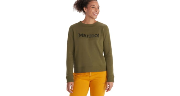 Marmot Crew Sweatshirt - Women's, Extra Small, Winter Moss, M13641-16285-XS