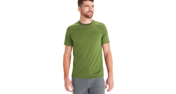 Marmot Crossover Short Sleeve - Men's, Foliage /Nori, 2XL, M12578-19573-XXL