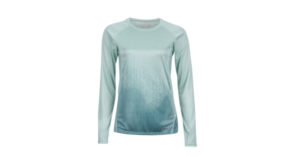 Marmot Crystal Long Sleeve T-Shirt - Women's, Clear Sky Fountain, L, 49630-8845-L