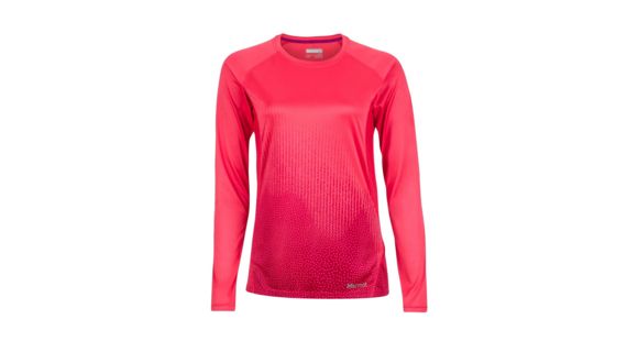Marmot Crystal Long Sleeve T-Shirt - Women's, Hibiscus Fountain, M, 49630-8846-M
