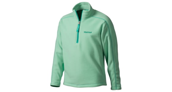 Marmot Demo, Girl's Rocklin 1/2 Zip, Green Frost, M, 89020-4331-DEMO