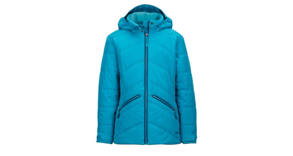 Marmot Demo, Girl's Val D'Sere Jacket, Turquoise, M, 76680-040-DEMO