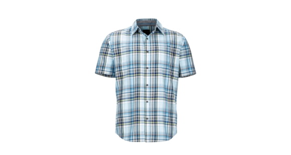 Marmot Dobson Short Sleeve Shirt - Men's-Arctic Navy-Large