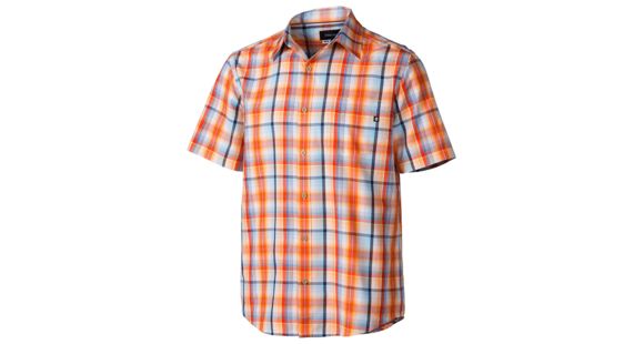 Marmot Dobson Short Sleeve Shirt - Men's-Red Ochre-Medium, 52020-RED OCHRE-M