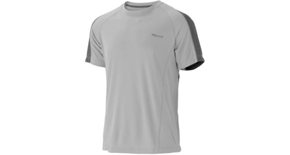 Marmot Doctor D SS - Men's-Mirage Grey/ Gargoyle-Small