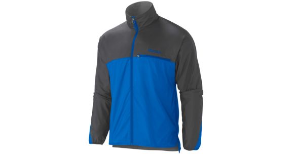 Marmot DriClime Windshirt - Men's-X-Large-Sunset Orange/Slate Grey