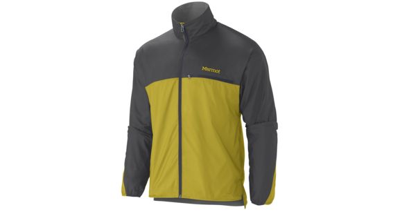 Marmot DriClime Windshirt - Men's-Small-Yellow Vapor/Slate Grey