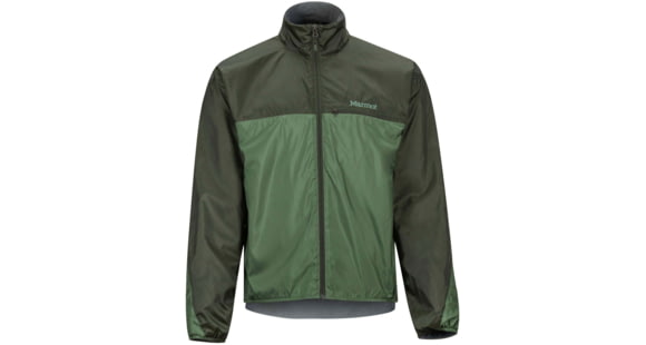 Marmot DriClime Windshirt - Men's, Crocodile/Rosin Green, Small, 51020-4850-Small