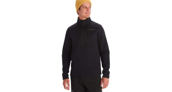 Marmot Drop Line 1/2 Zip - Men's, Black, Small, M13193-001-S