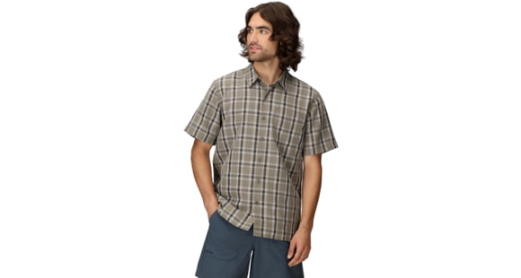 Marmot Eldridge Novelty Classic SS - Men's, Claystone Oliver Plaid, S, M10665-24290S