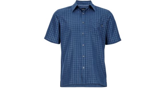 Marmot Eldridge Short Sleeve Shirt - Men's, Vintage Navy, Medium