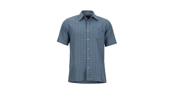 Marmot Eldridge Short Sleeve Shirt - Men's, Steel Onyx, Small, 62220-1515-S