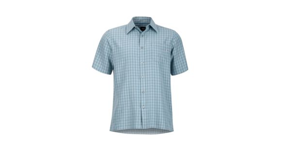 Marmot Eldridge Short Sleeve Shirt - Men's, Blue Granite, Extra Large, 62220-3967-XL