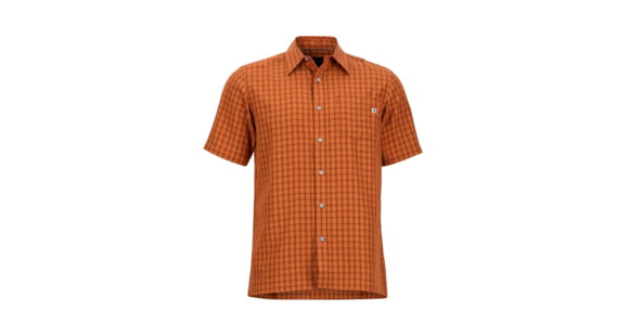 Marmot Eldridge Short Sleeve Shirt - Men's, Bombay Brown, Medium, 62220-7480-M
