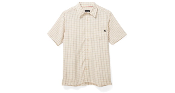 Marmot Eldridge Short Sleeve Shirt - Men's, Moonbeam, Extra Large, 62220-7384-MOON-XL