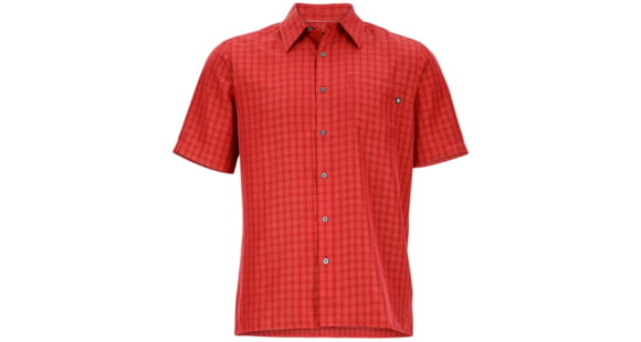 Marmot Eldridge Short Sleeve Shirt - Men's, Redstone, Large, 269742
