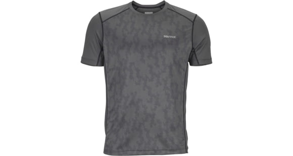 Marmot Elevate Short Sleeve Tee - Men's-Slate Grey-Medium