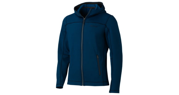 Marmot Emerson Hoodie - Men's -Blue Sapphire Heather-Large, 785562536036