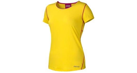 Marmot Essential Short Sleeve Tee - Women's-Ceramic Blue/Orange Spice-Large