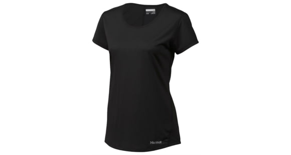Marmot Essential Short Sleeve Tee - Women's-Black-Small, 785562795020