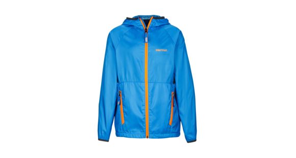 Marmot Ether Hoody - Boy's -Mykonos Blue/Slate Grey-Medium
