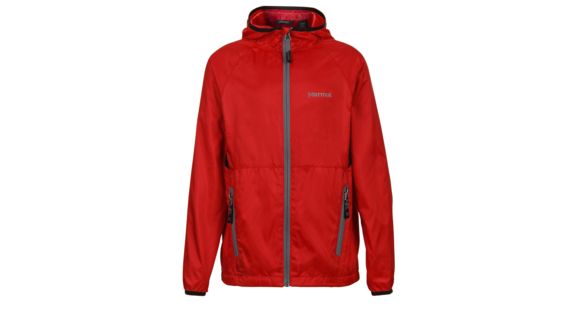 Marmot Ether Hoody - Boy's -Team Red/Black-Medium, 889169863554