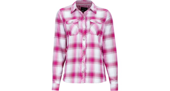 Marmot Evelyn Long Sleeve Shirt - Women's-Bright Fuchsia-Medium