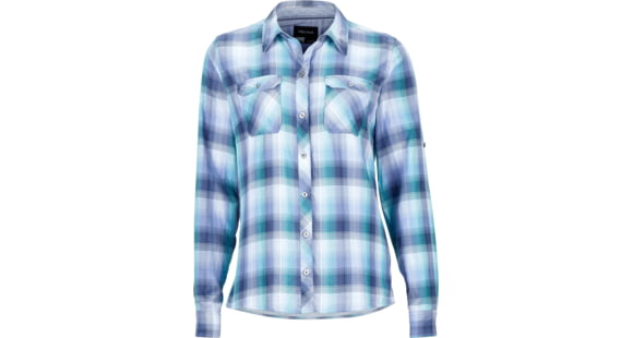 Marmot Evelyn Long Sleeve Shirt - Women's-Dusty Denim-Large
