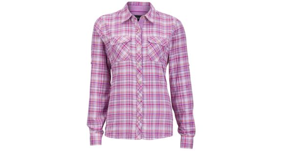 Marmot Evelyn Long Sleeve Shirt - Women's-Vibrant Fuchsia-Medium, 267625