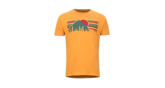 Marmot Explorer Tee Short Sleeve - Men's, Aztec Gold Heather, Medium, 42540-AzGoldHeat-M-DEMO