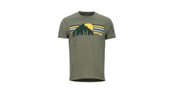 Marmot Explorer Tee Short Sleeve - Men's, Olive Heather, Medium, 42540-Olive Heather-M-DEMO