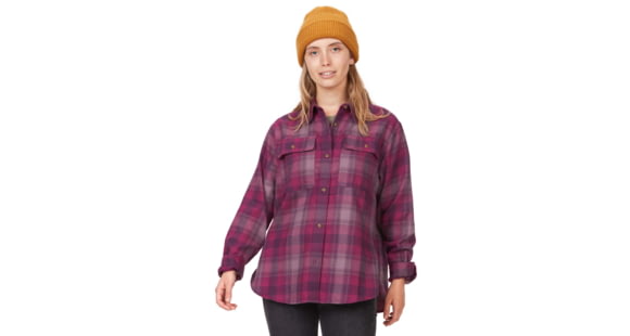 Marmot Fairfax Lightweight Boyfriend Flannel Shirt - Women's, Bright Fuchsia, Extra Small, M14835-6877-XS