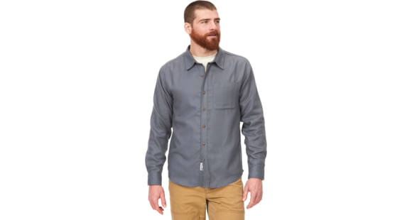 Marmot Fairfax Lightweight Flannel Shirt - Men's, Steel Onyx, Large, M14657-1515-L