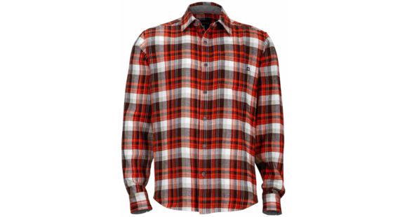 Marmot Fairfax Long Sleeve Flannel-Brick-Medium