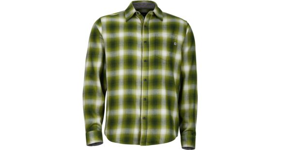 Marmot Fairfax Long Sleeve Flannel-Cilantro-Medium