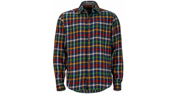 Marmot Fairfax Long Sleeve Flannel-Dark Indigo-Large