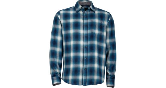 Marmot Fairfax Long Sleeve Flannel-Denim-Medium