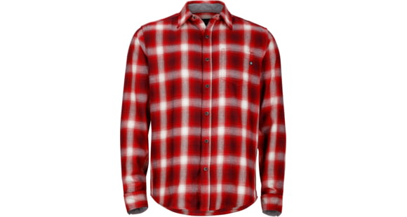 Marmot Fairfax Long Sleeve Flannel-Fire-Large