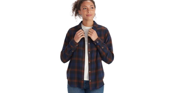 Marmot Fairfax Midweight Flannel - Women's, Arctic Navy, Extra Small, M13553-2975-XS