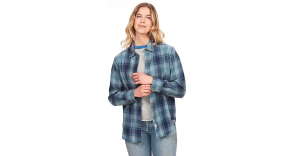 Marmot Fairfax Novelty Lightweight Flannel Shirt - Women's, Arctic Navy, Small, M14836-2975-S