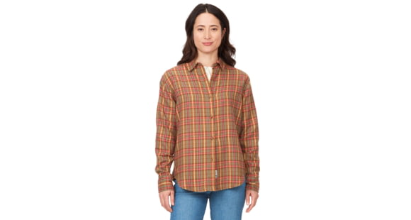 Marmot Fairfax Novelty Lightweight Flannel Shirt - Women's, Grapefruit, Extra Large, M14836-9949-XL